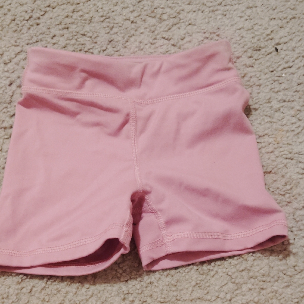 Girl's Pink Athletic Shorts